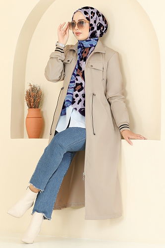 moda selvim Trenchcoat 2514MSA980 Vision - Thumbnail