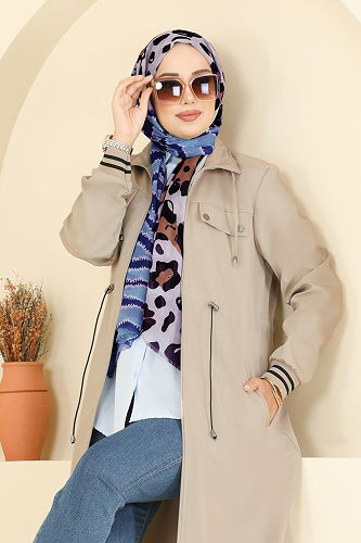 moda selvim Trenchcoat 2514MSA980 Vision - Thumbnail