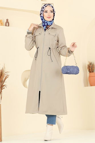 moda selvim Trenchcoat 2514MSA980 Vision - Thumbnail