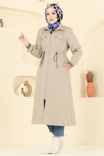 moda selvim Trenchcoat 2514MSA980 Vision - Thumbnail