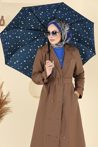 moda selvim Trenchcoat 2517MSA980 Tan - Thumbnail