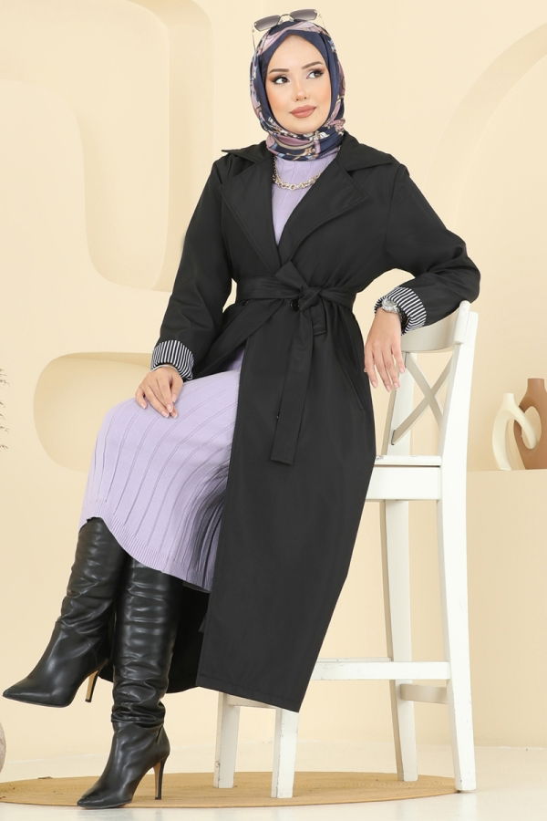 Modaselvim NET 20%+20% DISCOUNT IN THE CARD Trenchcoat 2518MSA980 Black