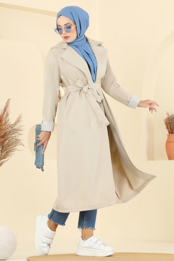 Modaselvim NET 20%+20% DISCOUNT IN THE CARD Trenchcoat 2518MSA980 Stone