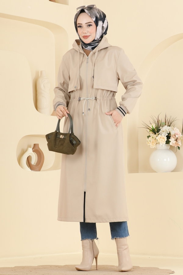 Modaselvim Trenchcoat Trenchcoat 2632MSA980 Stone