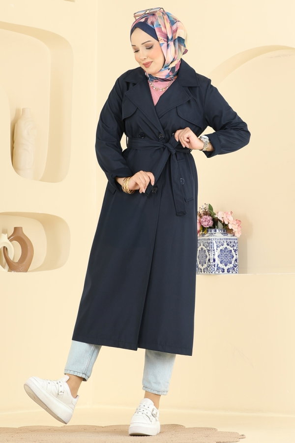 Modaselvim ترانشكوت ترانشكوت كحلي 2633MSA980