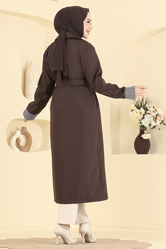 moda selvim ترانشكوت بني 2638MSA980 - Thumbnail