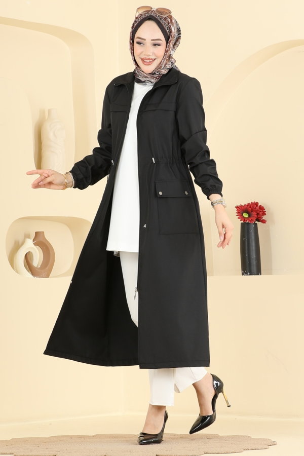 Modaselvim Trenchcoat Trenchcoat 2639MSA980 Black