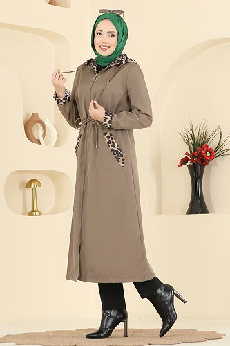 moda selvim ترانشكوت بيج غامق 2659ASMK1074 - Thumbnail