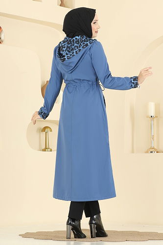 moda selvim ترانشكوت ازرق 2659ASMK1074 - Thumbnail