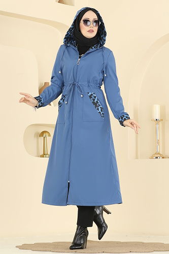 moda selvim ترانشكوت ازرق 2659ASMK1074 - Thumbnail