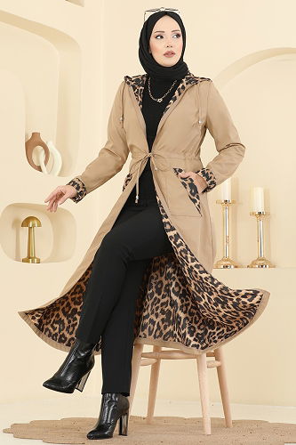 moda selvim Trenchcoat 2659ASMK1074 Vision - Thumbnail