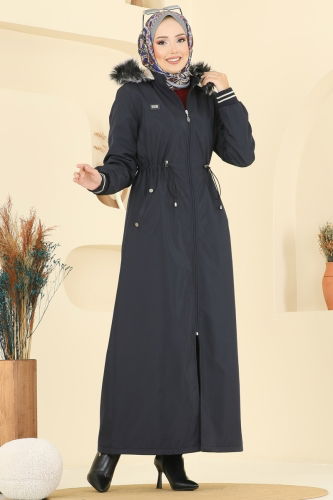 M.S.A. - Trenchcoat 2819MSA980 Navy Blue