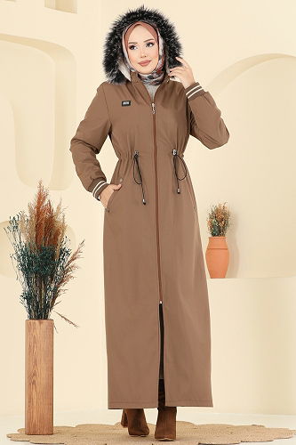 moda selvim Trenchcoat 2819MSA980 Tan - Thumbnail