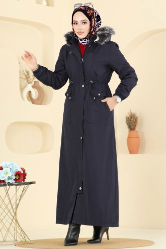 M.S.A. - Trenchcoat 2821MSA980 Dark Navy Blue
