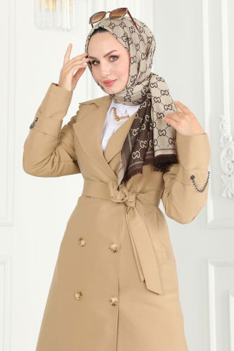 moda selvim Trenchcoat 3014DFL152 Vision - Thumbnail