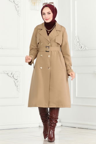 moda selvim Trenchcoat 3019KTR750 Vision - Thumbnail