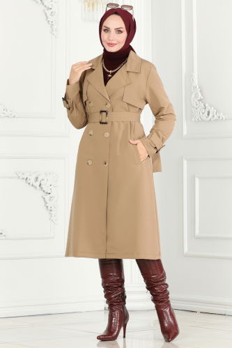 moda selvim Trenchcoat 3019KTR750 Vision - Thumbnail