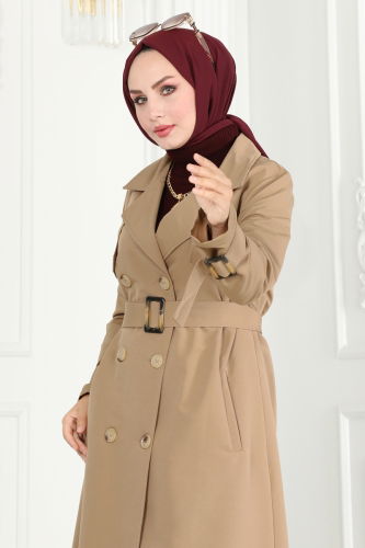 moda selvim Trenchcoat 3019KTR750 Vision - Thumbnail