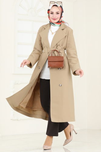 moda selvim Trenchcoat 3020DFL152 Vision - Thumbnail