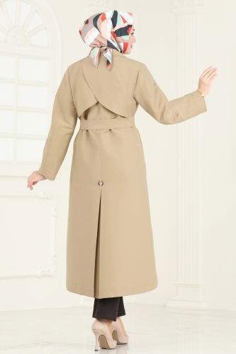 moda selvim Trenchcoat 3020DFL152 Vision - Thumbnail