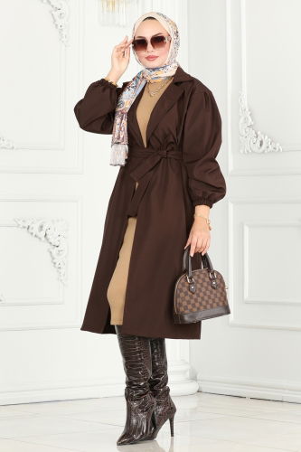 K.T.R. - Trenchcoat 3021KTR750 Brown