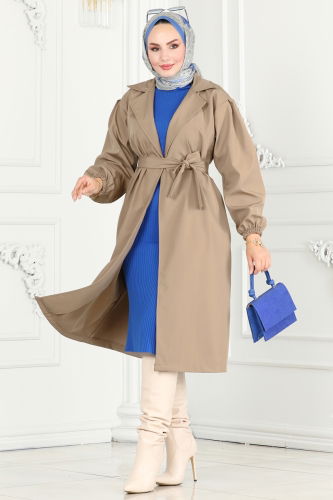 moda selvim Trenchcoat 3021KTR750 Vision - Thumbnail