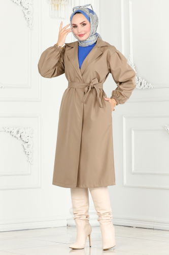 moda selvim Trenchcoat 3021KTR750 Vision - Thumbnail