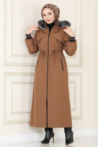 M.D.H. - 4619MDH809 البني ترانشكوت