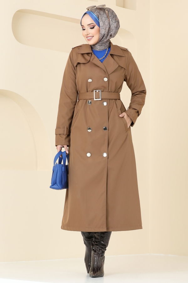 Modaselvim Trenchcoat Trenchcoat 530MP806 Tan