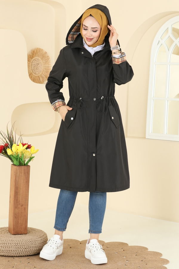 Modaselvim Trenchcoat Trenchcoat 5533ZRF469 Black