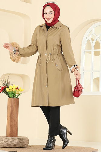 moda selvim Trenchcoat 5533ZRF469 Vision - Thumbnail