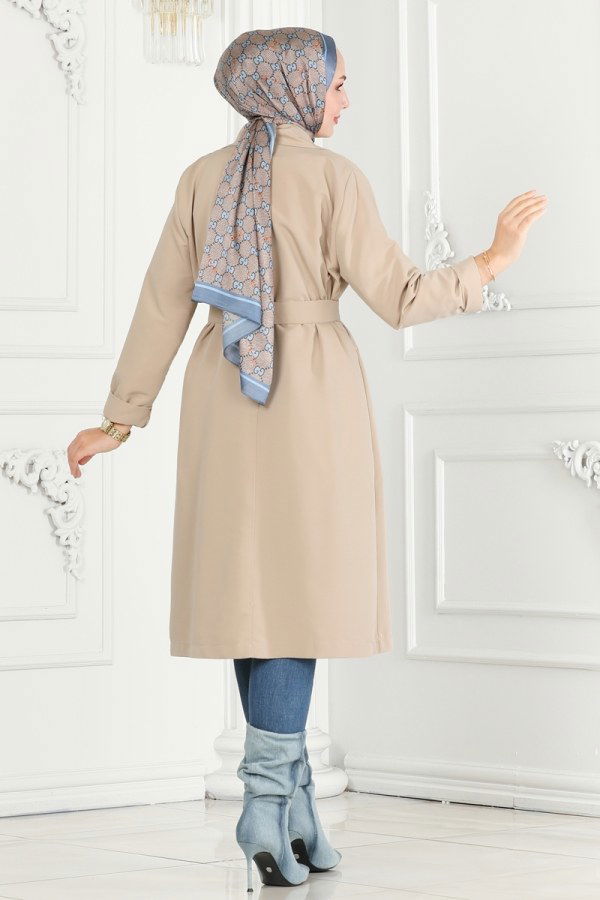 Trenchcoat 6122BSK463 Stone - 6