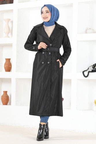 MRV M.S.L. - Trenchcoat MSL5963-M Black