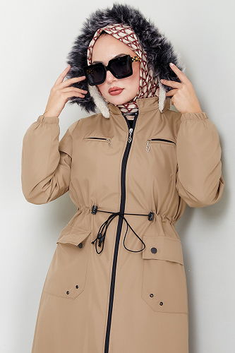moda selvim Trenchcoat MSS0831-M Vision - Thumbnail