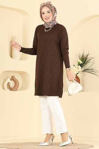 moda selvim Trico 3192NVX1208 Brown - Thumbnail