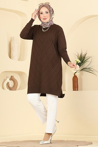 moda selvim Trico 3192NVX1208 Brown - Thumbnail