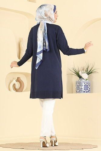 moda selvim Trico 3192NVX1208 Navy Blue - Thumbnail