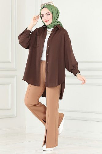 moda selvim Trousers 3000KTR750 Latte - Thumbnail