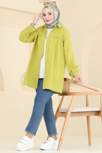 M.R. - Tunic 002MR1078 Oil Green