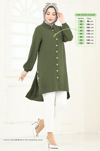 M.R. - Tunic 008MR1078 Khaki