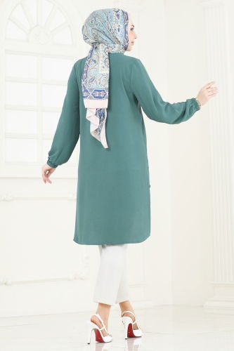 moda selvim Tunic 008MR1078 Mint - Thumbnail