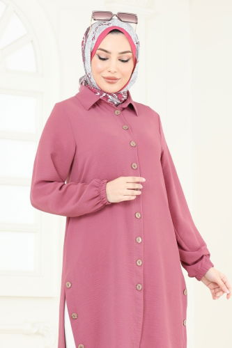 moda selvim Tunic 008MR1078 Rose Dried - Thumbnail