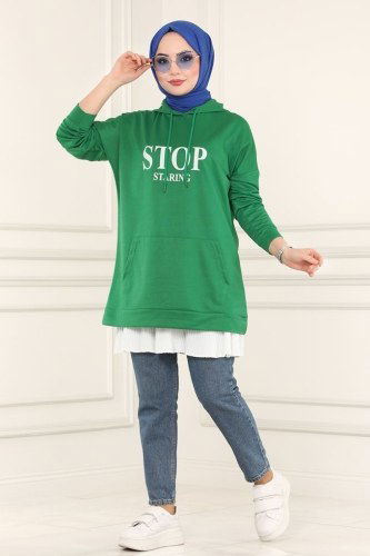 U.Z. - Tunic 0168UZ662 Benetton Green