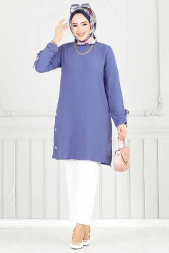 M.R. - Tunic 016MR1078 Light Indigo