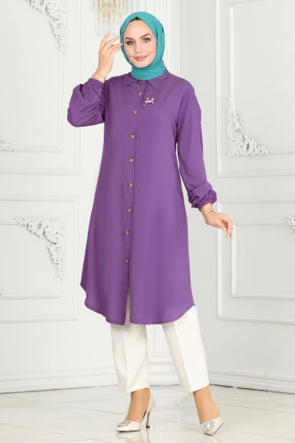 B.G.S. - Tunic 0171BG354 Dark Lilac