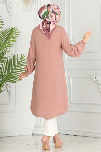 moda selvim TUNIC 0171BG354 Powder - Thumbnail