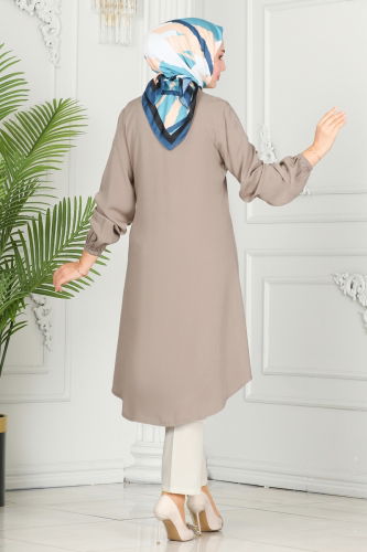 moda selvim بلوز بيج 0171BG354 - Thumbnail
