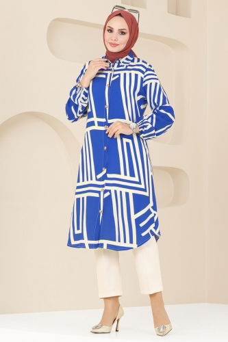 moda selvim Tunic 0173BG354 Saks&Stone - Thumbnail