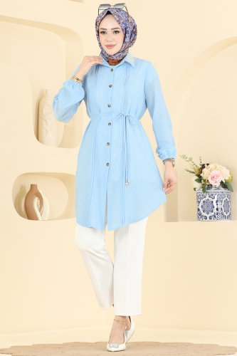 E.R.K. - Tunic 0177ERK1158 Baby Blue