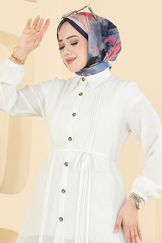 moda selvim بلوز سكري 0177ERK1158 - Thumbnail